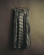 "ENRICO COVERI" 80's-90's Metallic flared maxi skirt