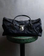 "PRADA" Nylon leather combination one shoulder bag