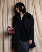 "Cartier" Curved handle design leather wallet bag