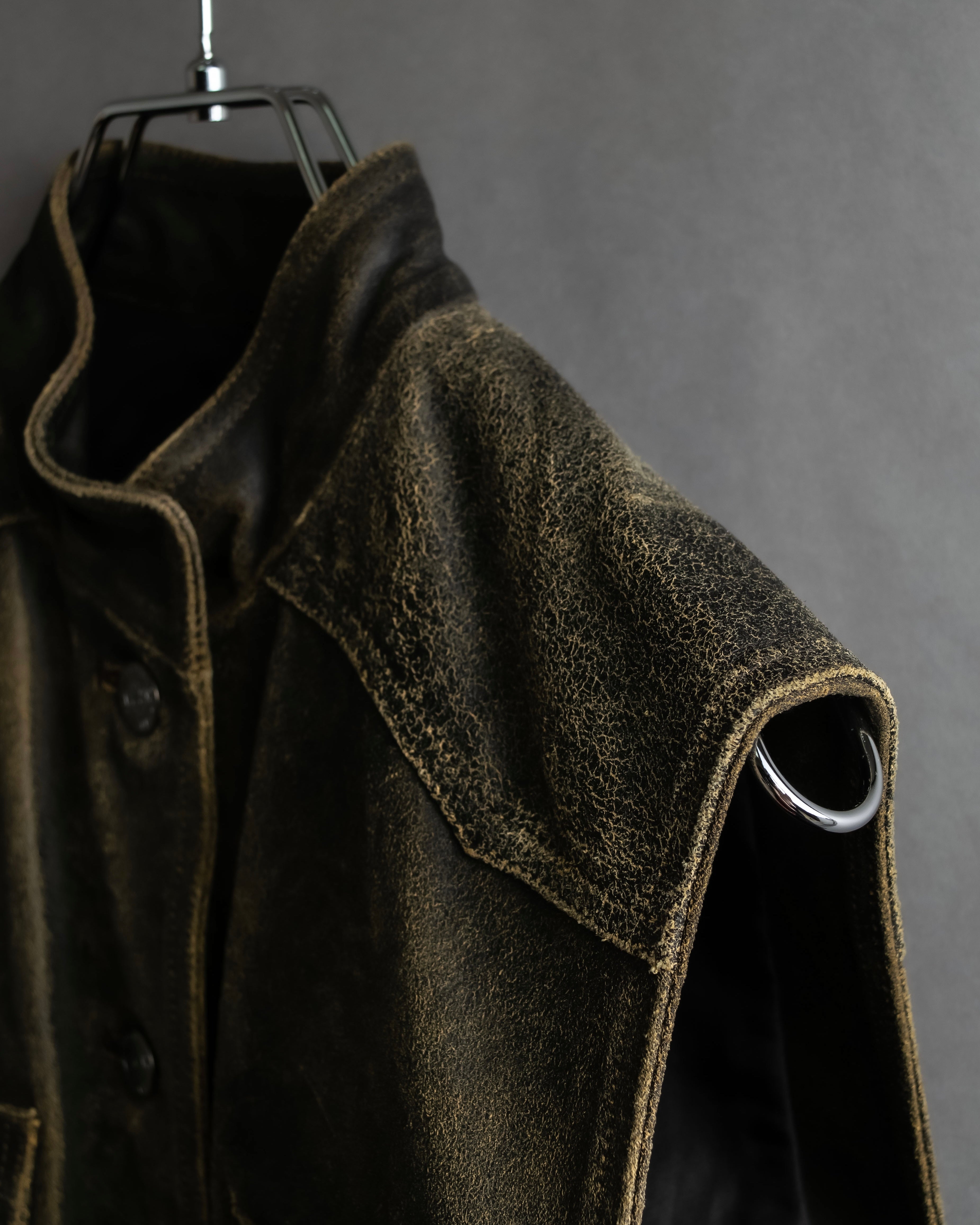 "CHANEL" 2000AW Karl Lagerfeld period calf leather vest