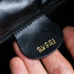 "GUCCI" One handle design leather bamboo bag