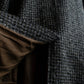 "Vintage houndstooth oversized tweed chester coat"