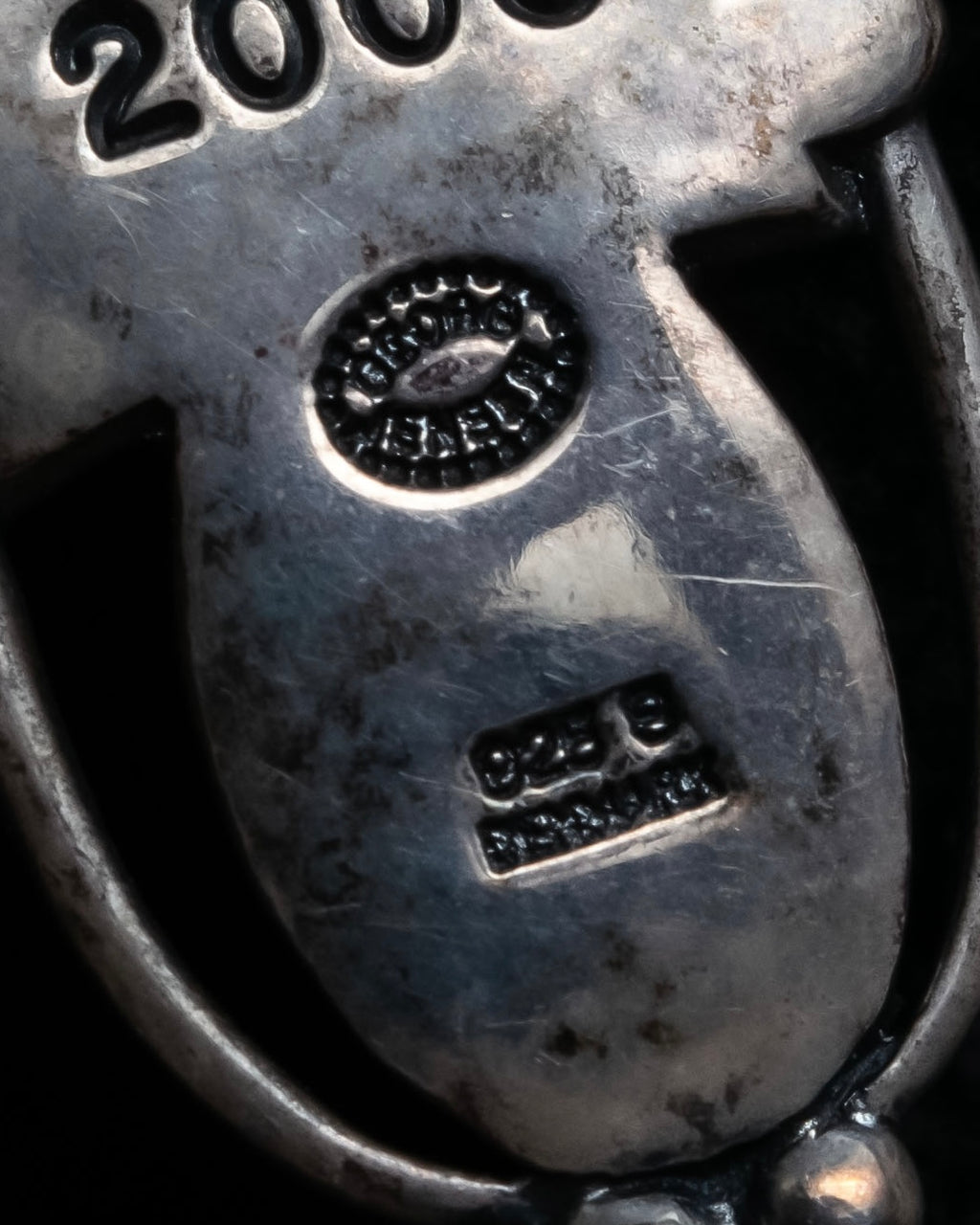 "GEORG JENSEN" 2003 year top design silver necklace