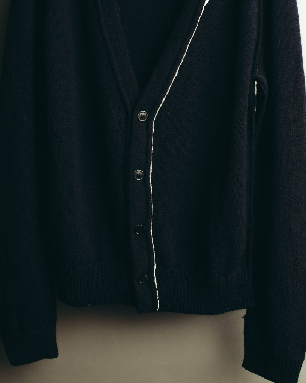 "Yohji Yamamoto +NOIR" 00's-10's Soft alpaca wool knit cardigan