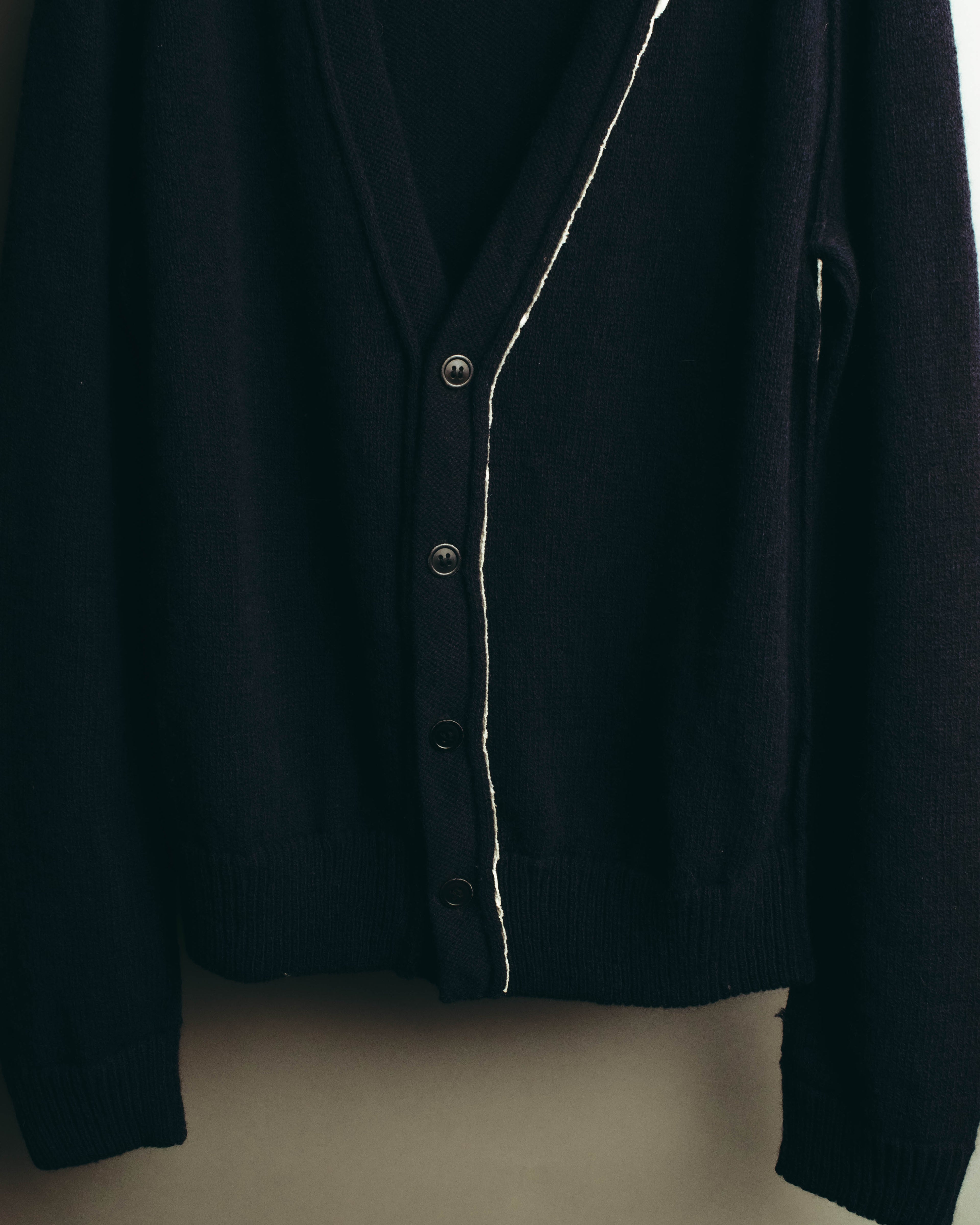 "Yohji Yamamoto +NOIR" 00's-10's Soft alpaca wool knit cardigan