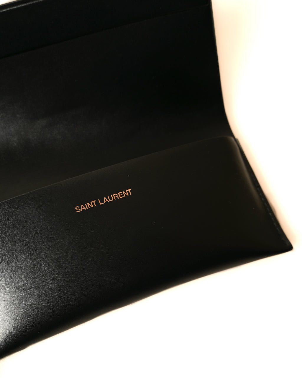 SAINT LAURENT/ Square Flame Black Rimmed Glasses