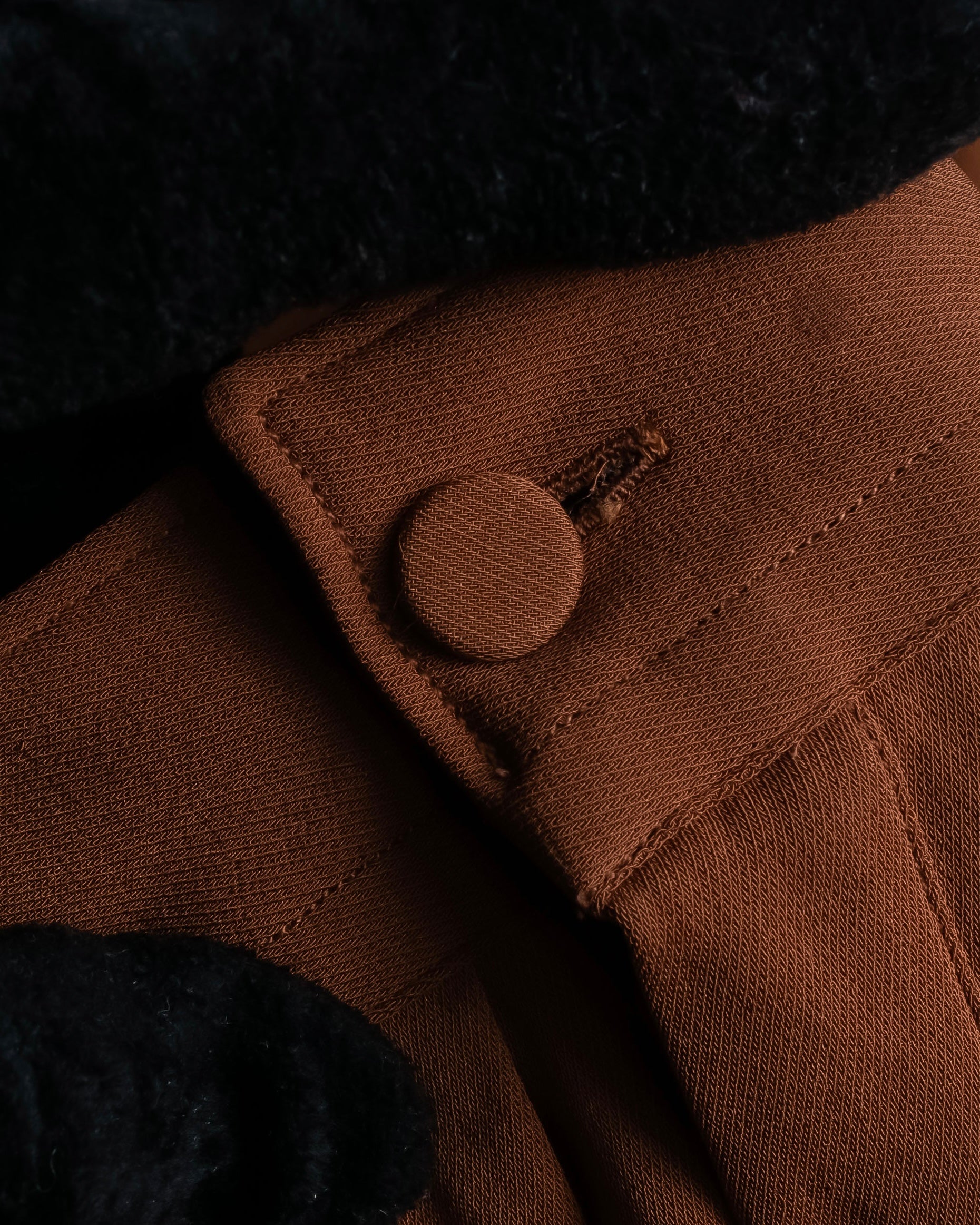 "GUCCI" Piping design soft drape shirt