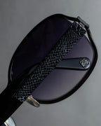 "LOEWE" Anagram logo engraved oval sunglasses