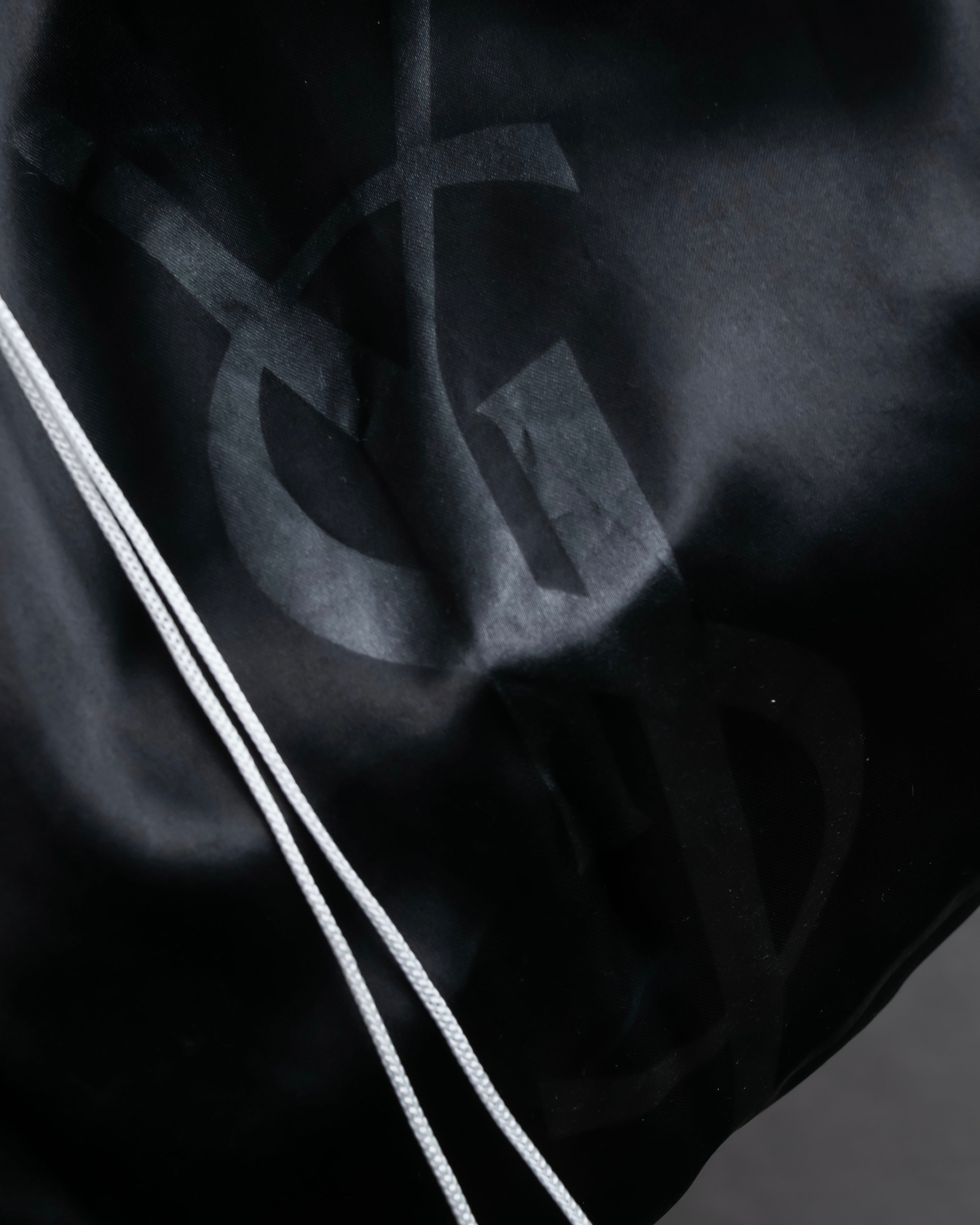 "YVES SAINT LAURENT" Silver parts design Muse toe leather bag