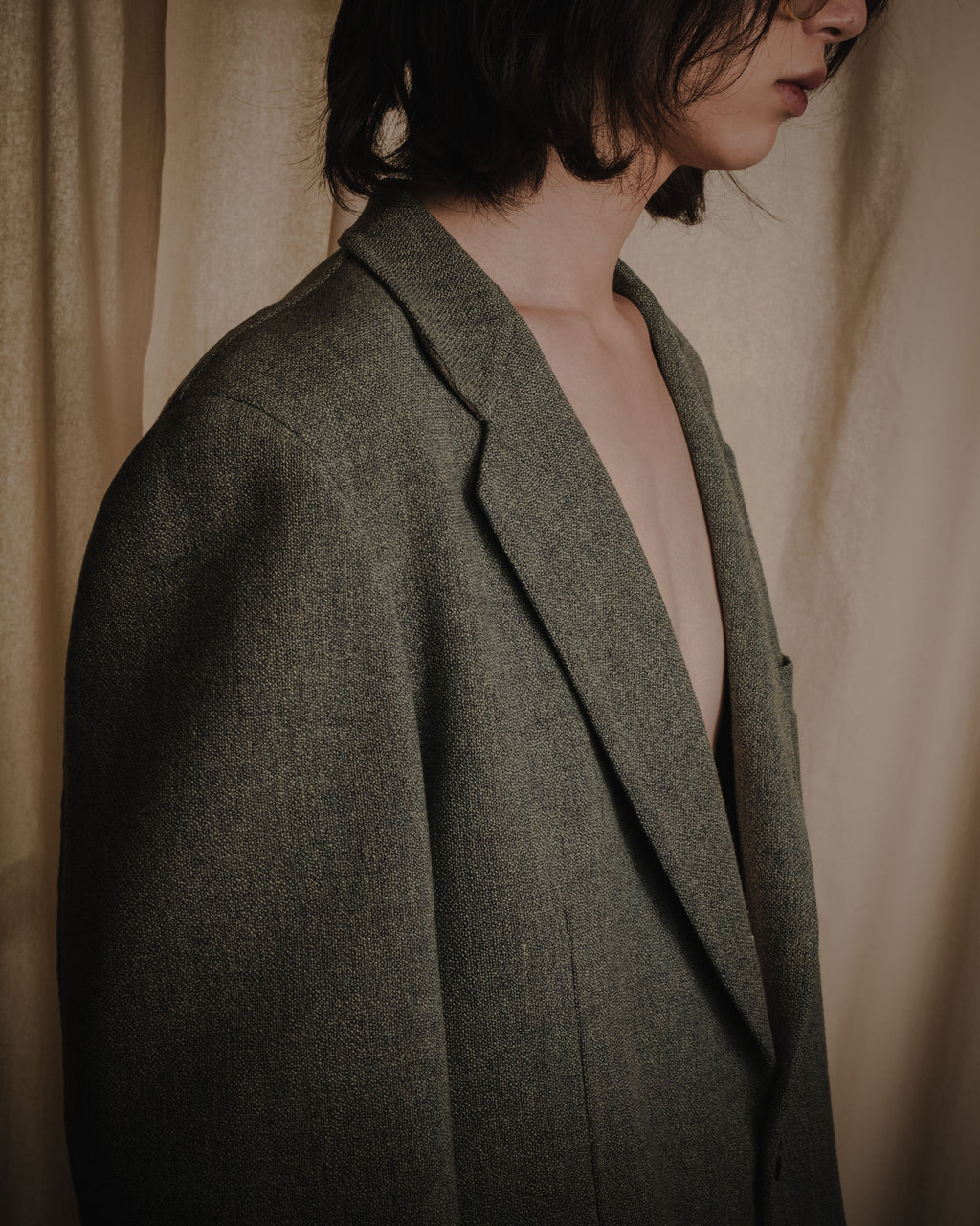 "Burberrys" 90’s early british tweed country tailored jacket