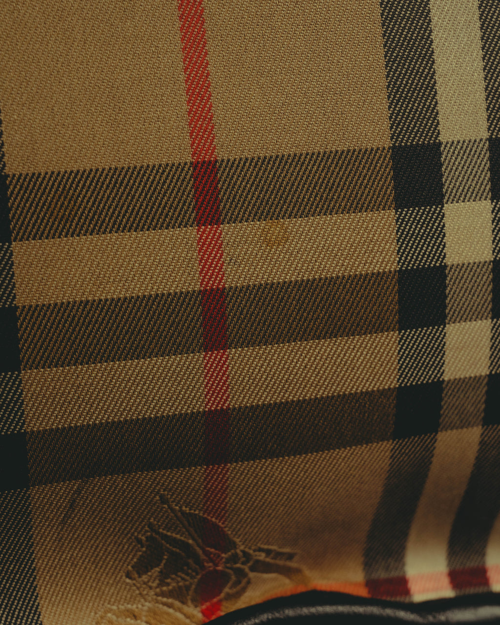 “Burberrys” 80’s-90’s Shadow horse check saddle shoulder bag