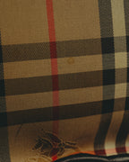 “Burberrys” 80’s-90’s Shadow horse check saddle shoulder bag