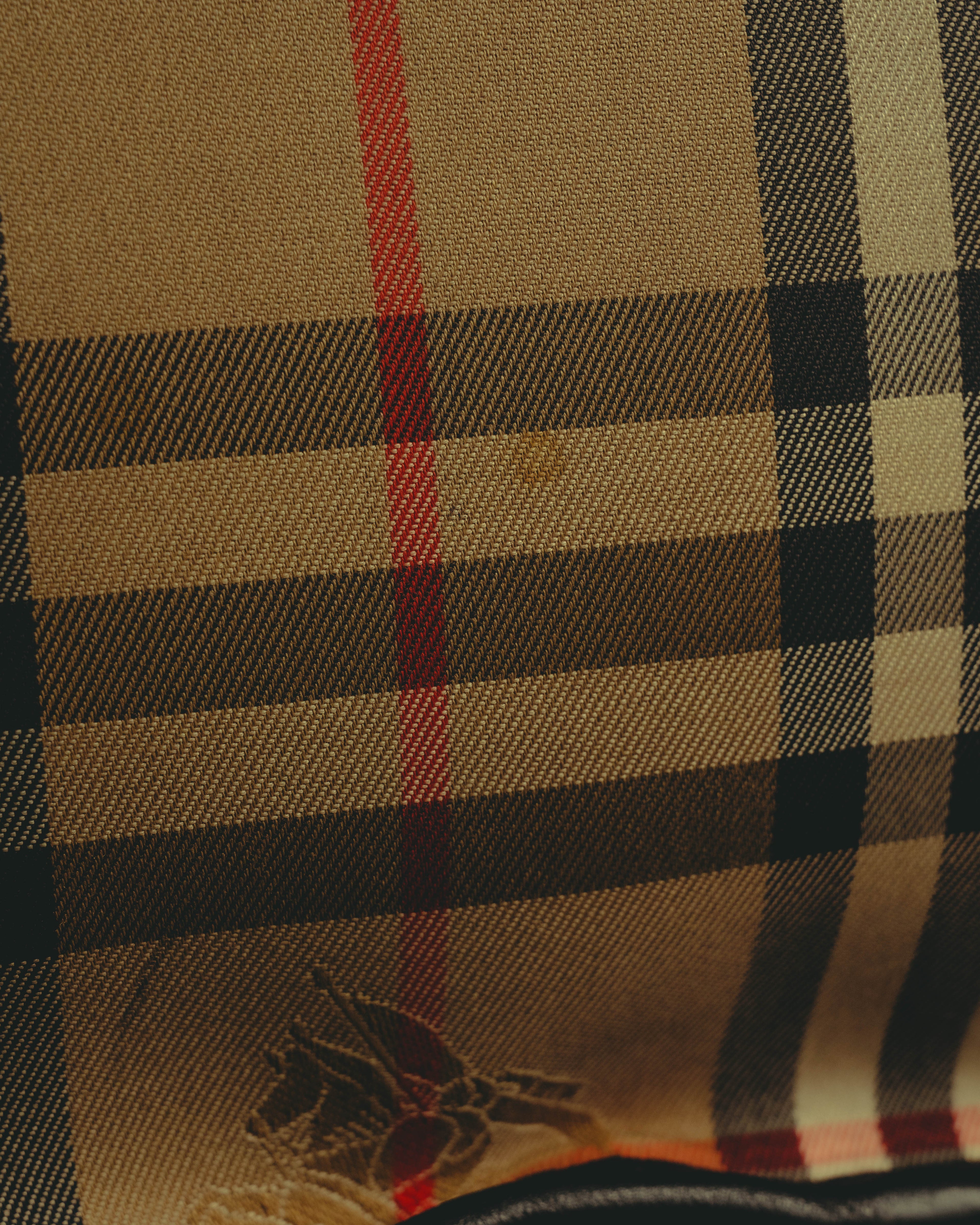“Burberrys” 80’s-90’s Shadow horse check saddle shoulder bag