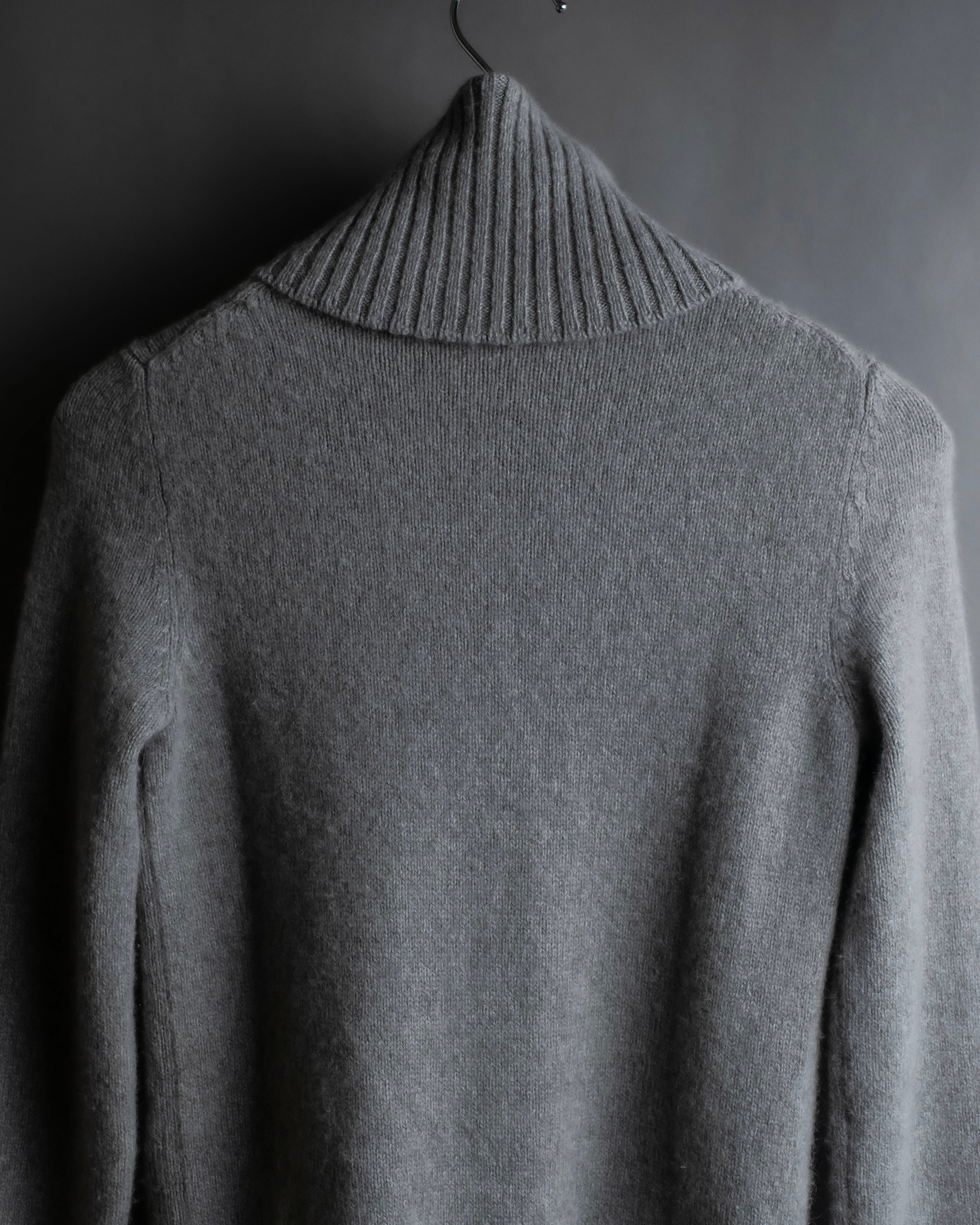 "GUCCI" Cashmere brand double zipper blouson