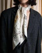 "HERMES" LART DECRIRE Carré  90 silk scarf