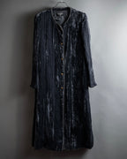 -SPECIAL- "CHANEL" 90's-00's Crushed velvet long dress