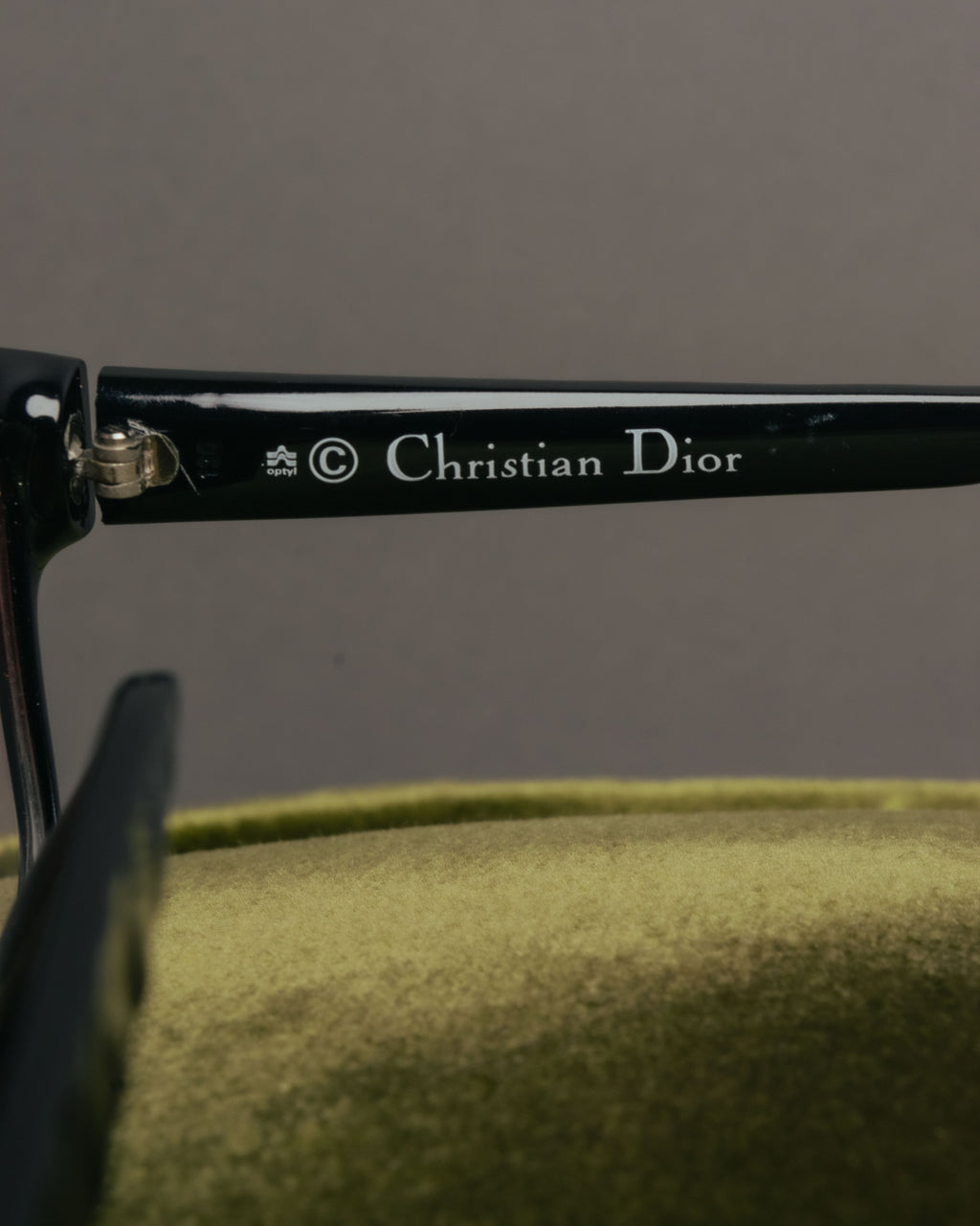 “Christian Dior” 70’s-80’s textured optyl square sunglasses