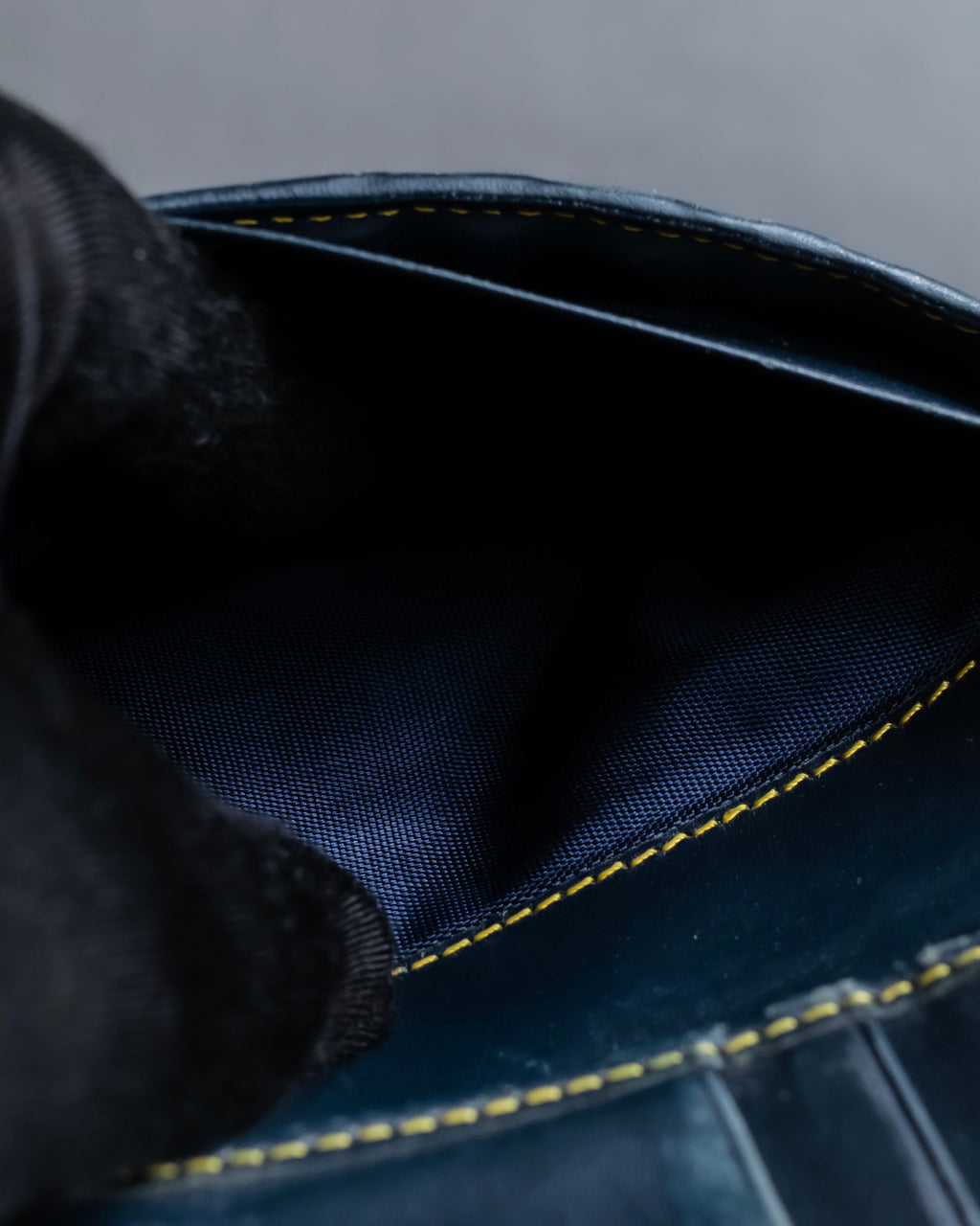 "Christian Dior" Trotter canvas logo engraved long wallet