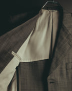"MONSIEUR by GIVENCHY" 90's Checked wool tailored blazer