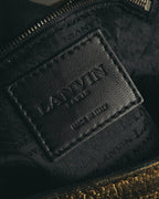“LANVIN” 2008-2015 Metallic Happy shoulder bag