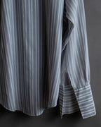 "Vintage multi-stripe pattern shirt"