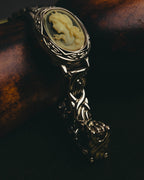"Valentino Michelle" Vintage cameo secret quartz bracelet watch