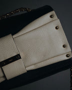 "Chloe" June bow-detail chain shoulder bag
