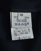 "HERMES" 90’s-00’s Margiela design minimal virgin wool slacks