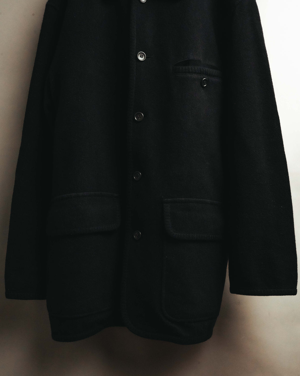 “Christian Dior MONSIEUR” 80’s-90’s Ribbed collar oversized wool field jacket
