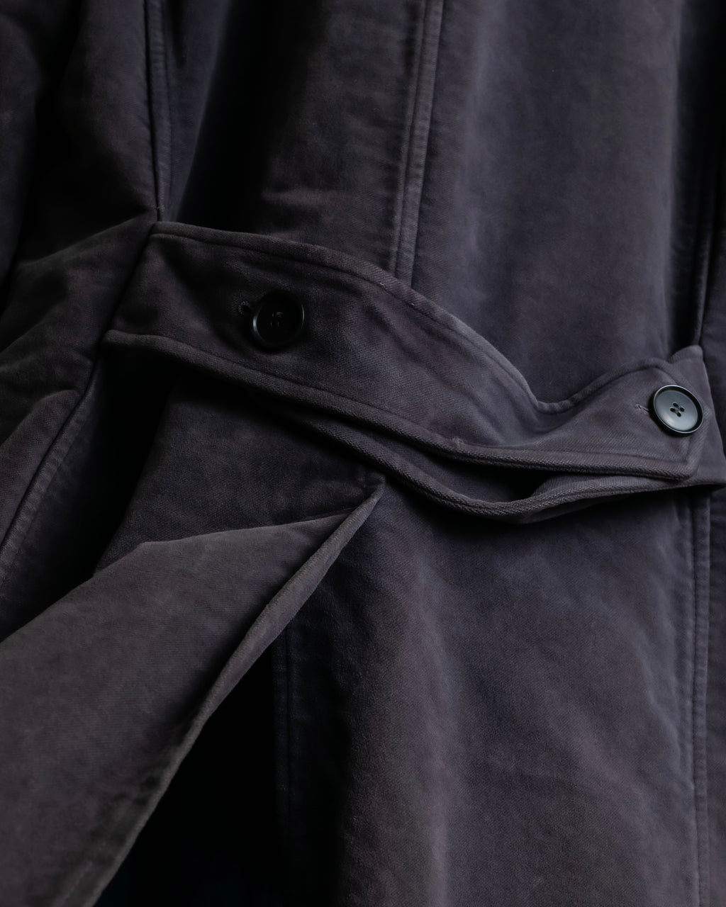 "Dolce & Gabbana" Lightly brushed liner-equipped trench coat