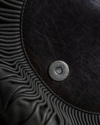 "Christian Dior" John Galliano period Gathering design leather hand bag