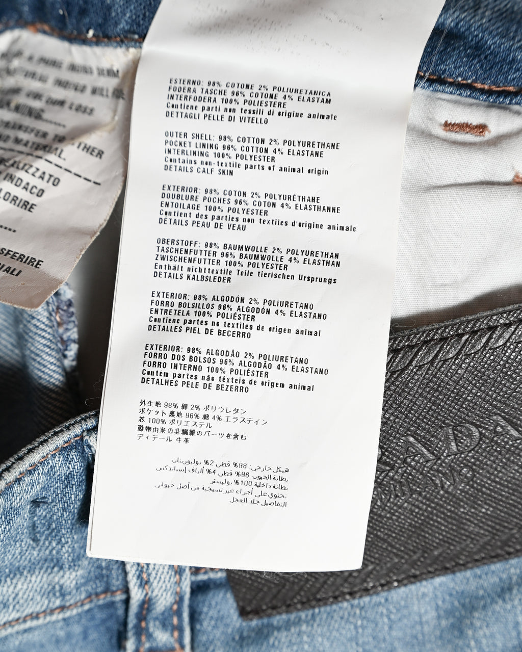 PRADA
/ Flared Silhouette Denim Blue