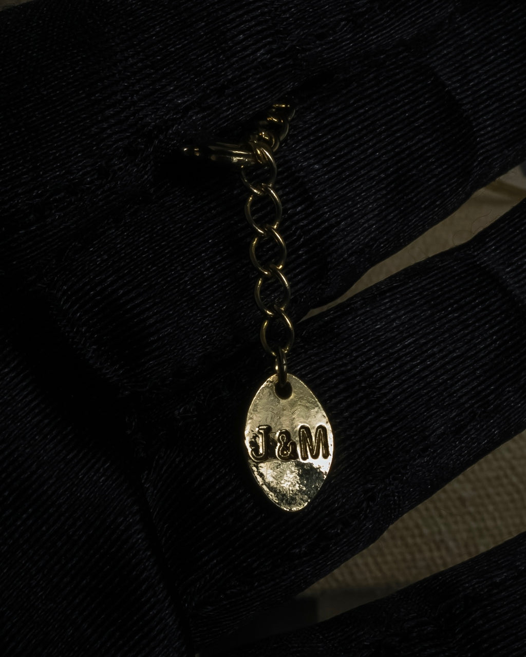 "Vintage organic ring necklace"