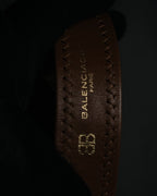 “BALENCIAGA” 2018’s- Archive-inspired spiral buckle belt