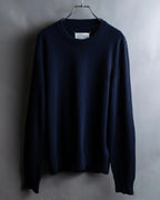 "MAISON MARGIELA" 16AW elbow patch design navy color knit