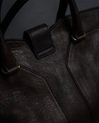 "YVES SAINT LAURENT" 11'year-12'year Chic Gabas leather bag