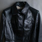 "BURBERRY" 100% cow leather Military pocket details short length jacket