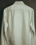 “Maison Martin Margiela” Replica 00’s-10’s Line 14 textured bib white shirt