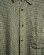 -MOOD Vintage Collections-
90’s Houndstooth linen relaxed shirt