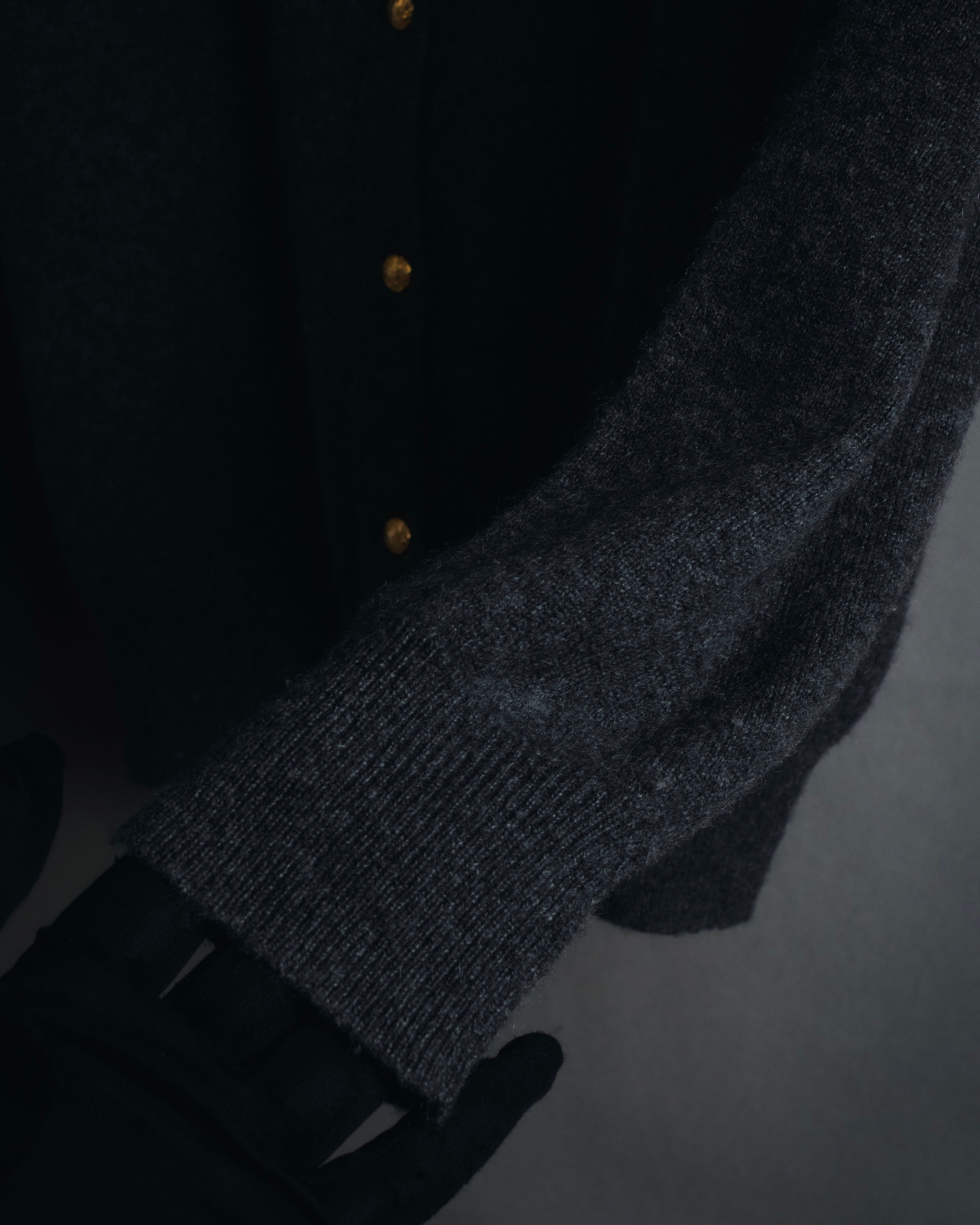 Cardigan de punto con botones de joya de los años 90 de Christian Dior