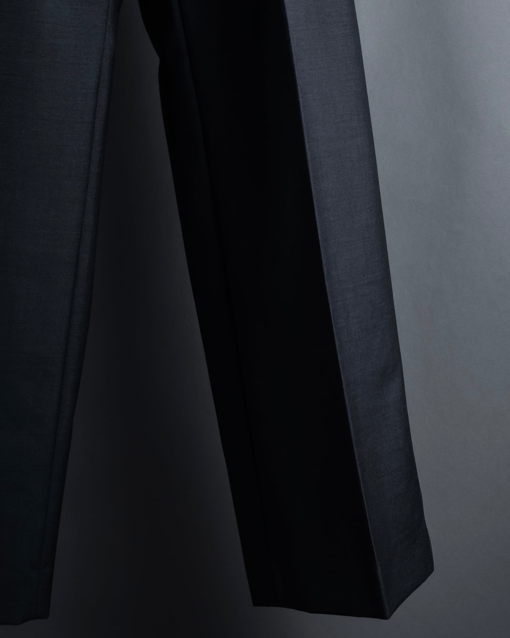 "Acne Studios" Button fly design wide straight slacks