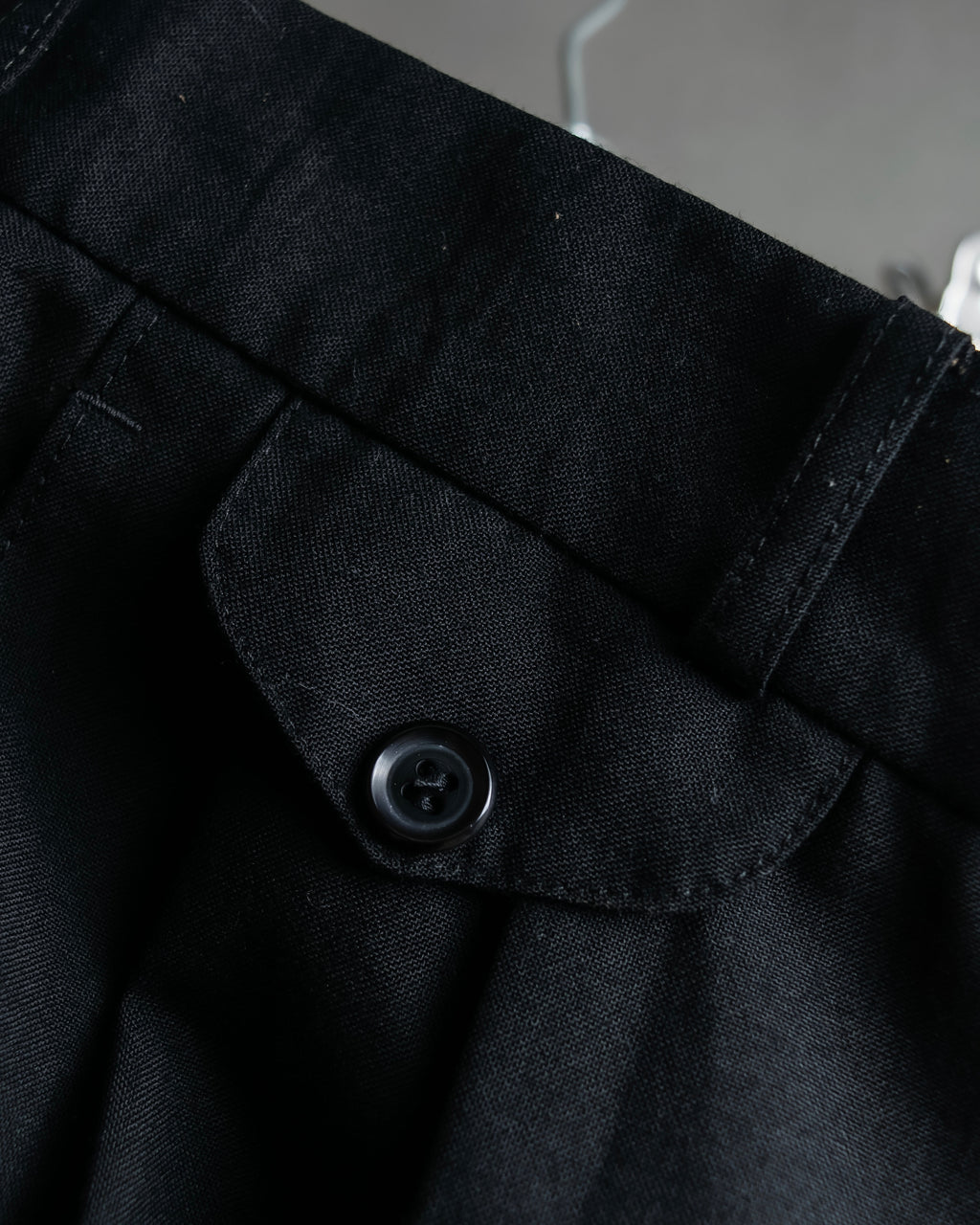 "Vintage high-waisted wide tapered slacks"