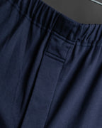 "CELINE" Piping design blue pajama set up