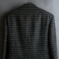 "GIORGIO ARMANI" Twill houndstooth pattern tailored jacket