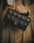 -SPECIAL- “Christian Dior” 2016 onwards butterfly cannage chain shoulder bag