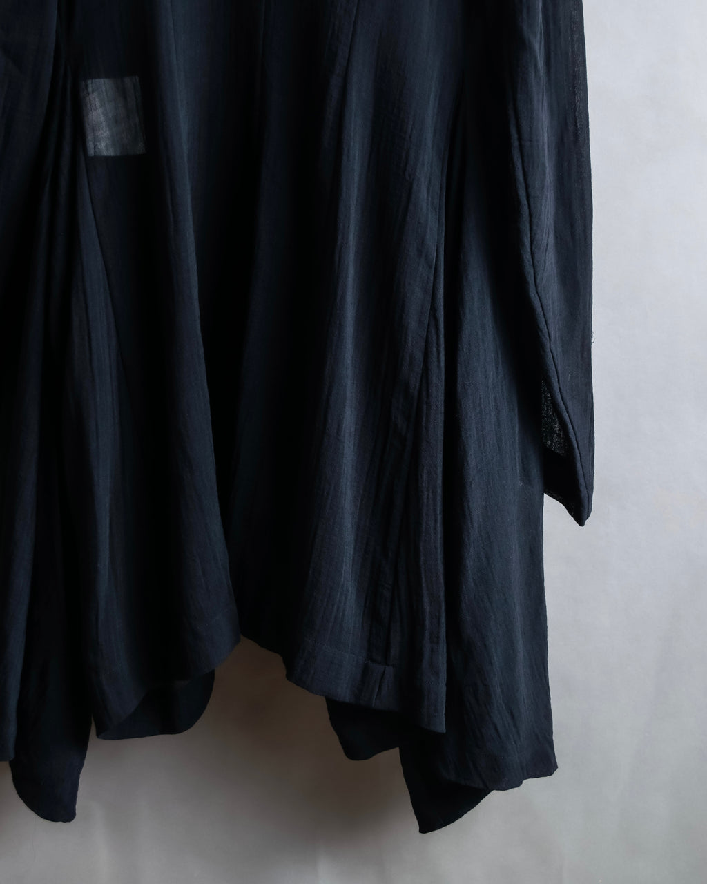 "COMME des GARCONS" 99SS sheer drape docking detail tailored jacket