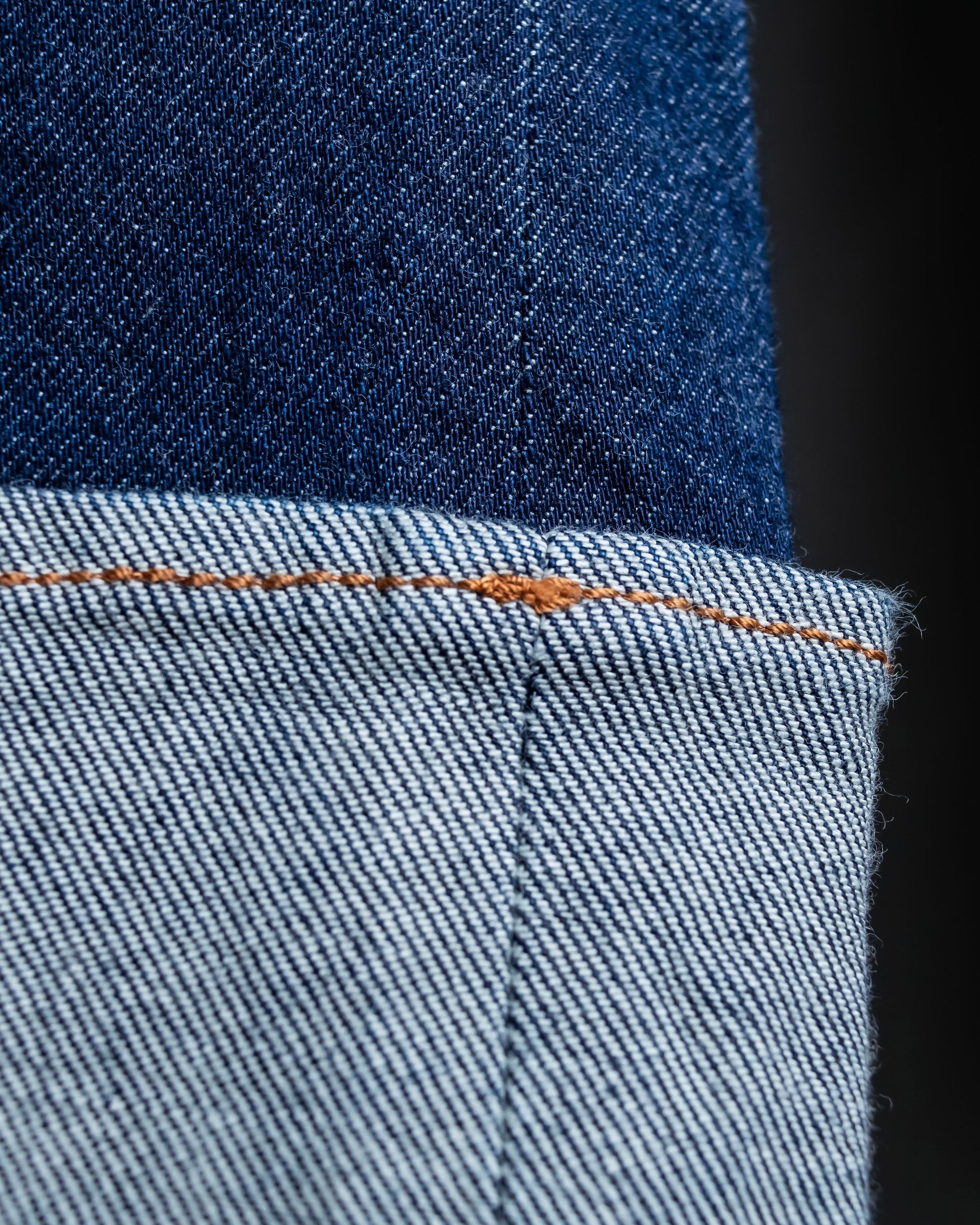 "BOTTEGA VENETA" Wide straight silhouette fisherman denim pants