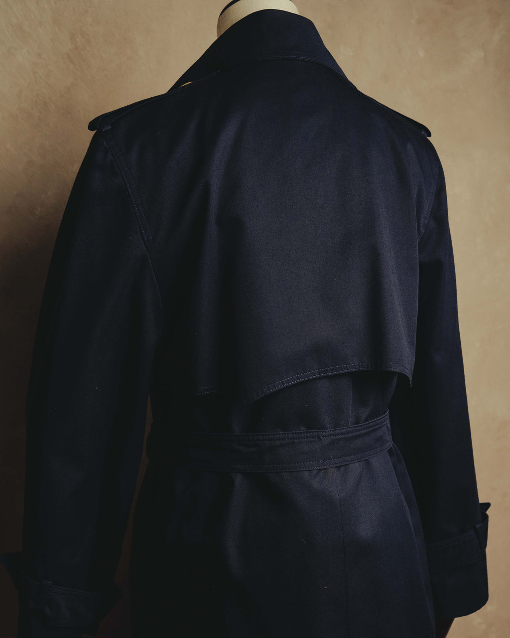 "CELINE" 70's-90's Classic belted trench coat