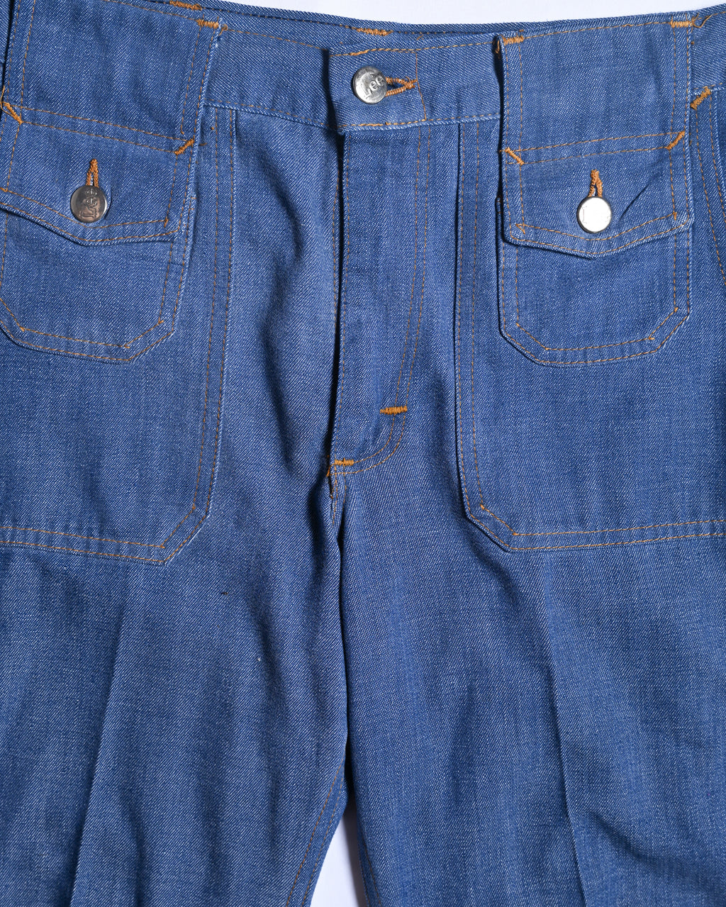 Lee/ Multi Pocket Designed Flare Silhouette Denim Blue