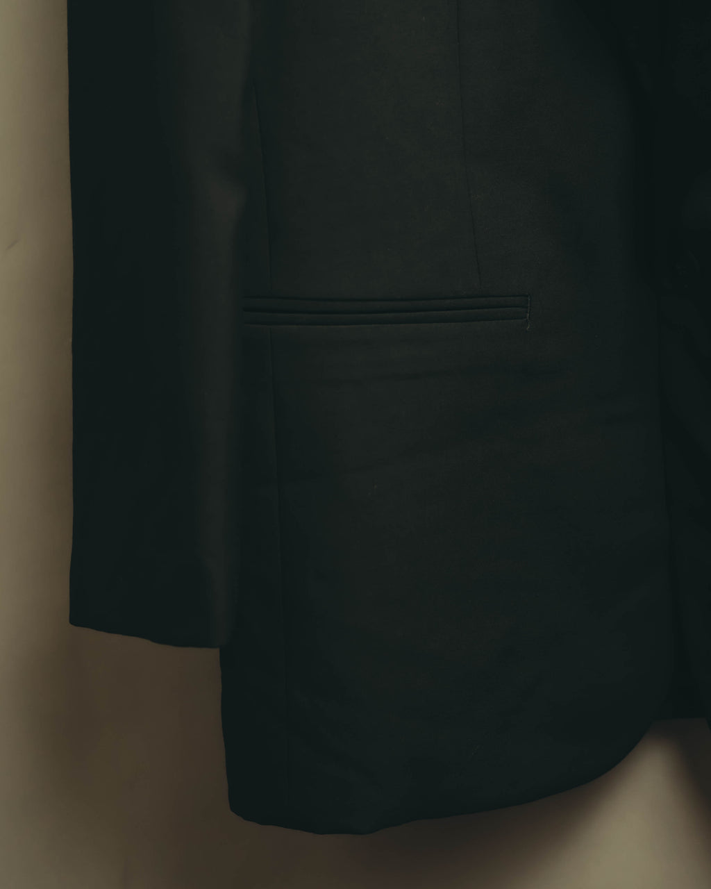 -SPECIAL- “Christian Dior MONSIEUR” 80’s-90’s satin peak-lapel tuxedo jacket